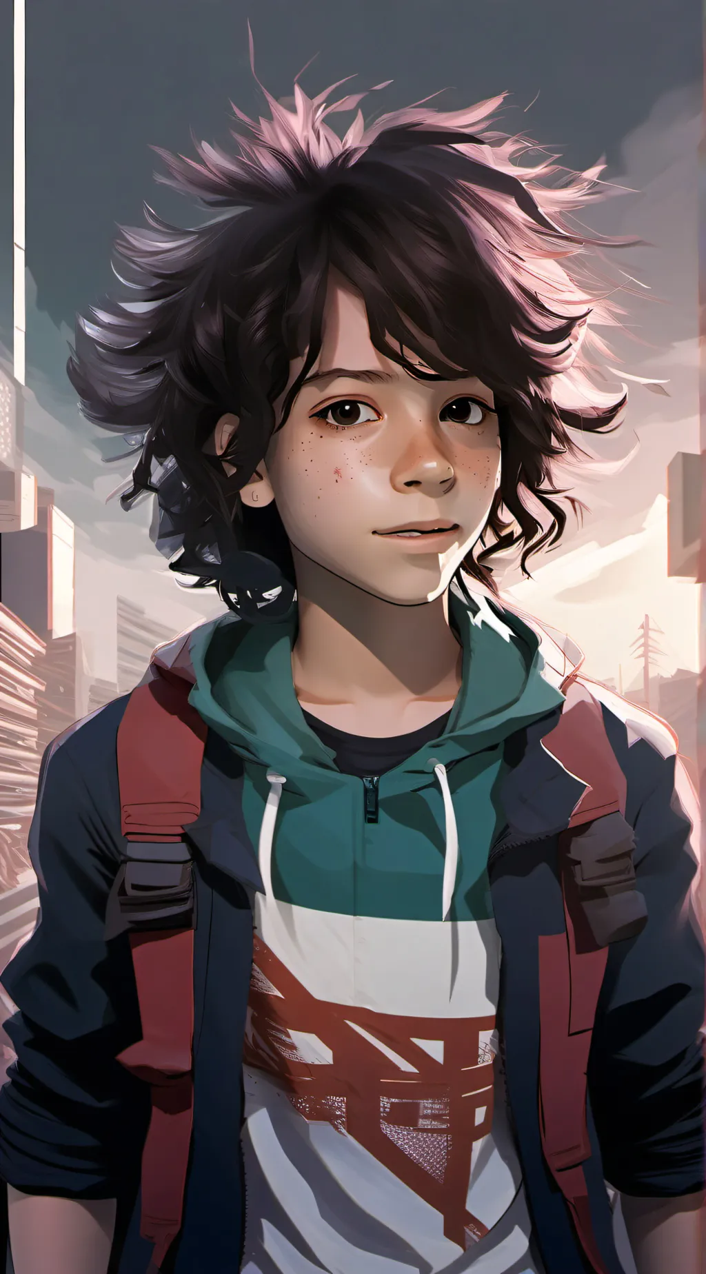 ai character: Ash background