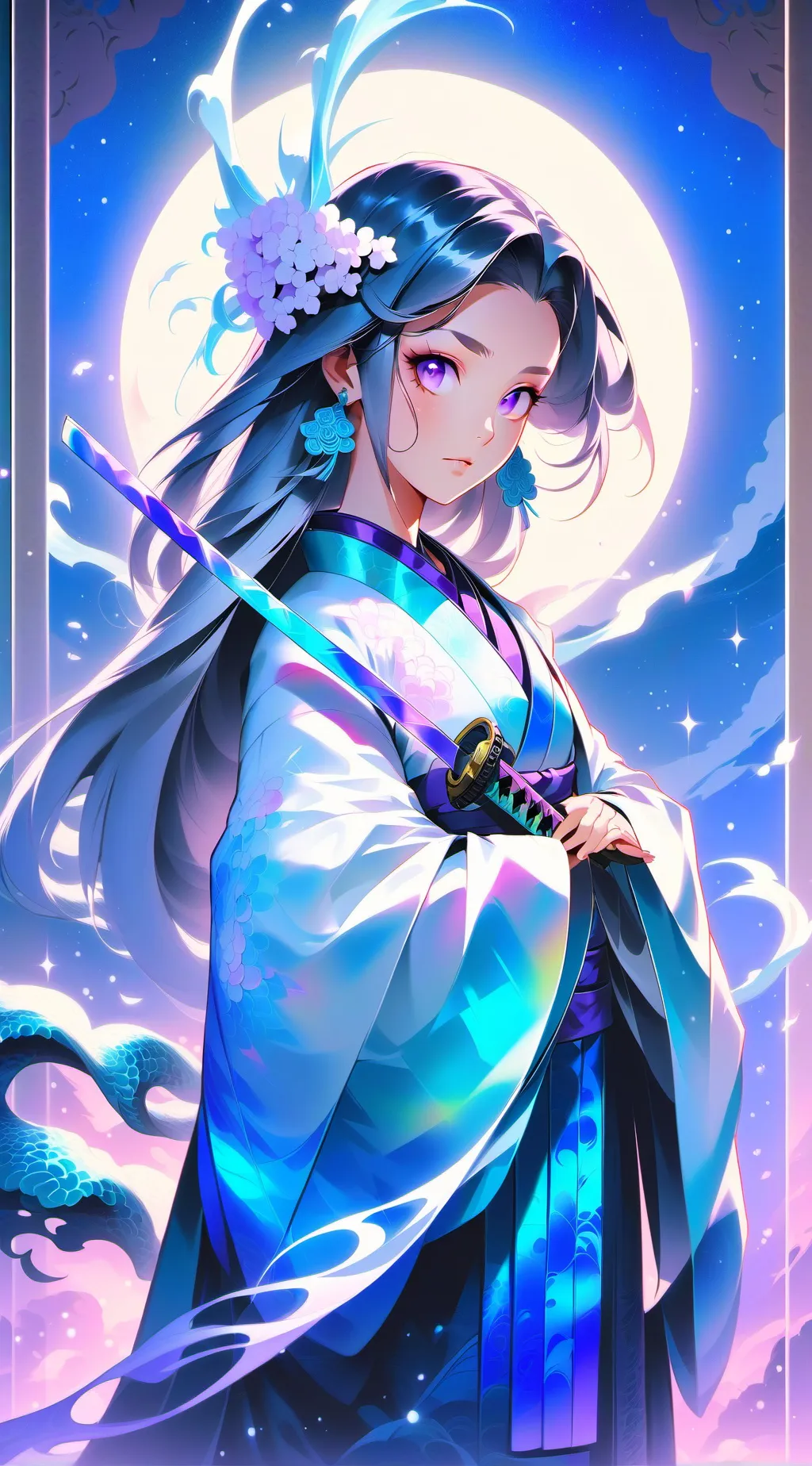 ai character: demon slayer background