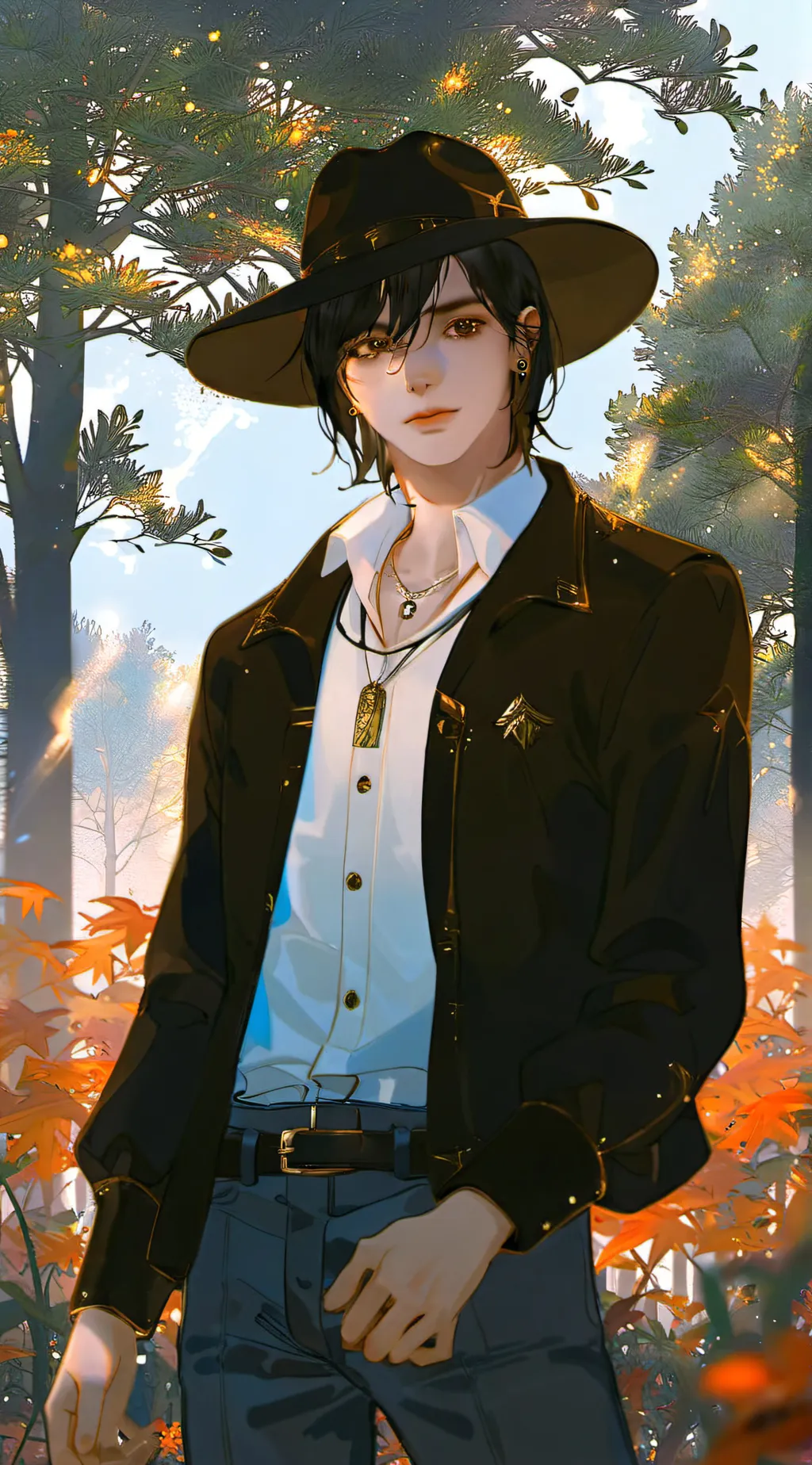 ai character: Carl grimes  background