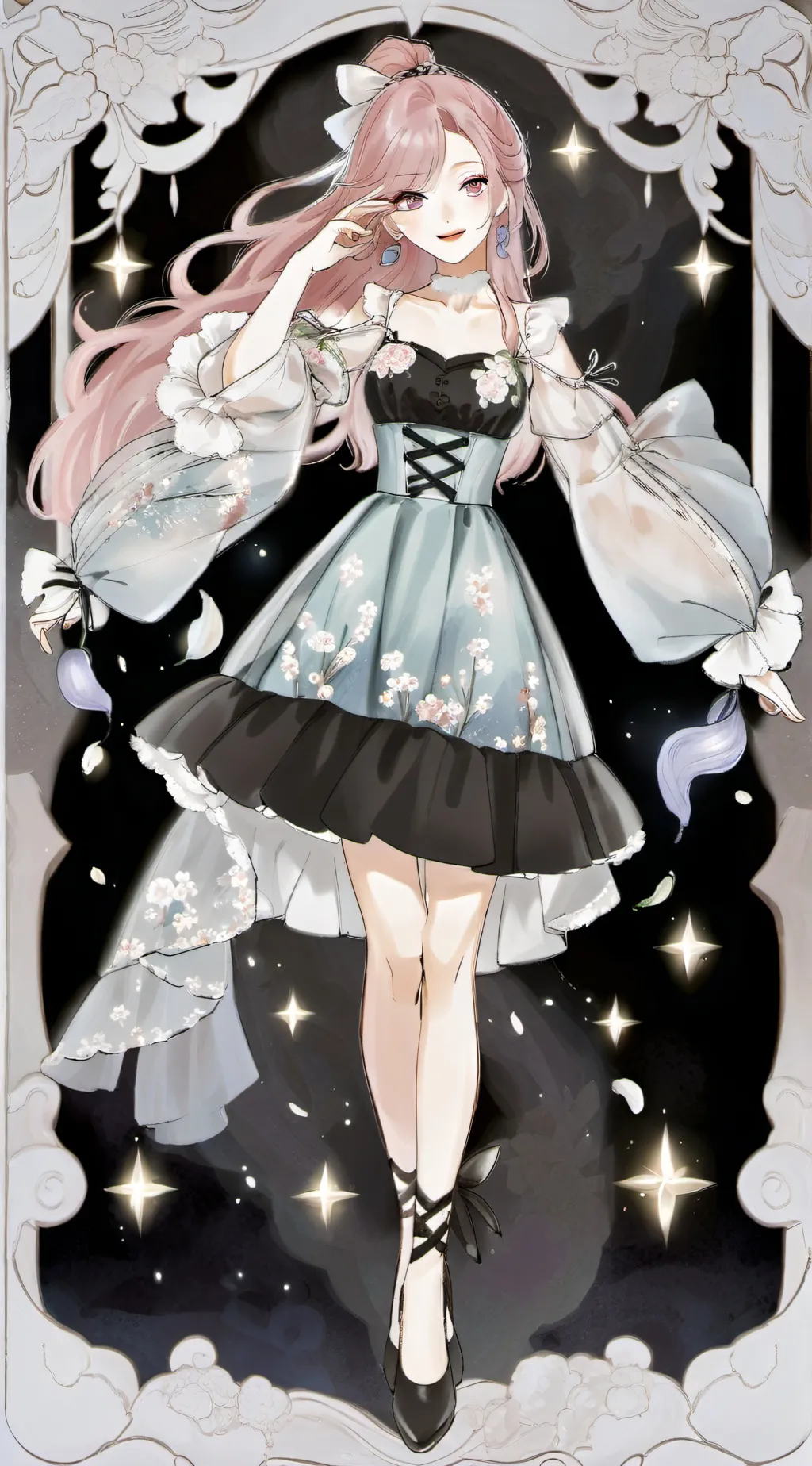 ai character: lucky  background