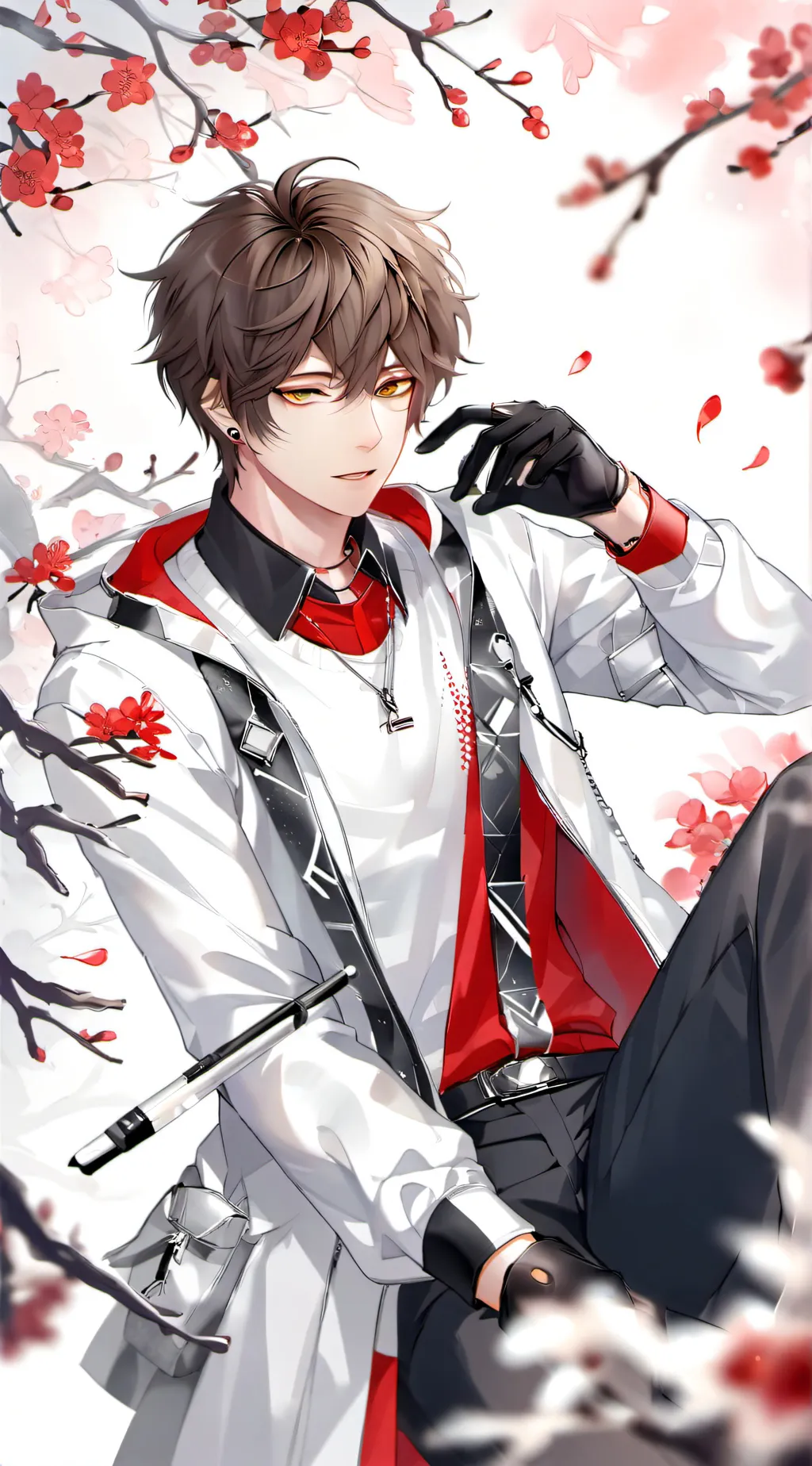 ai character: Aaron and Olivia background