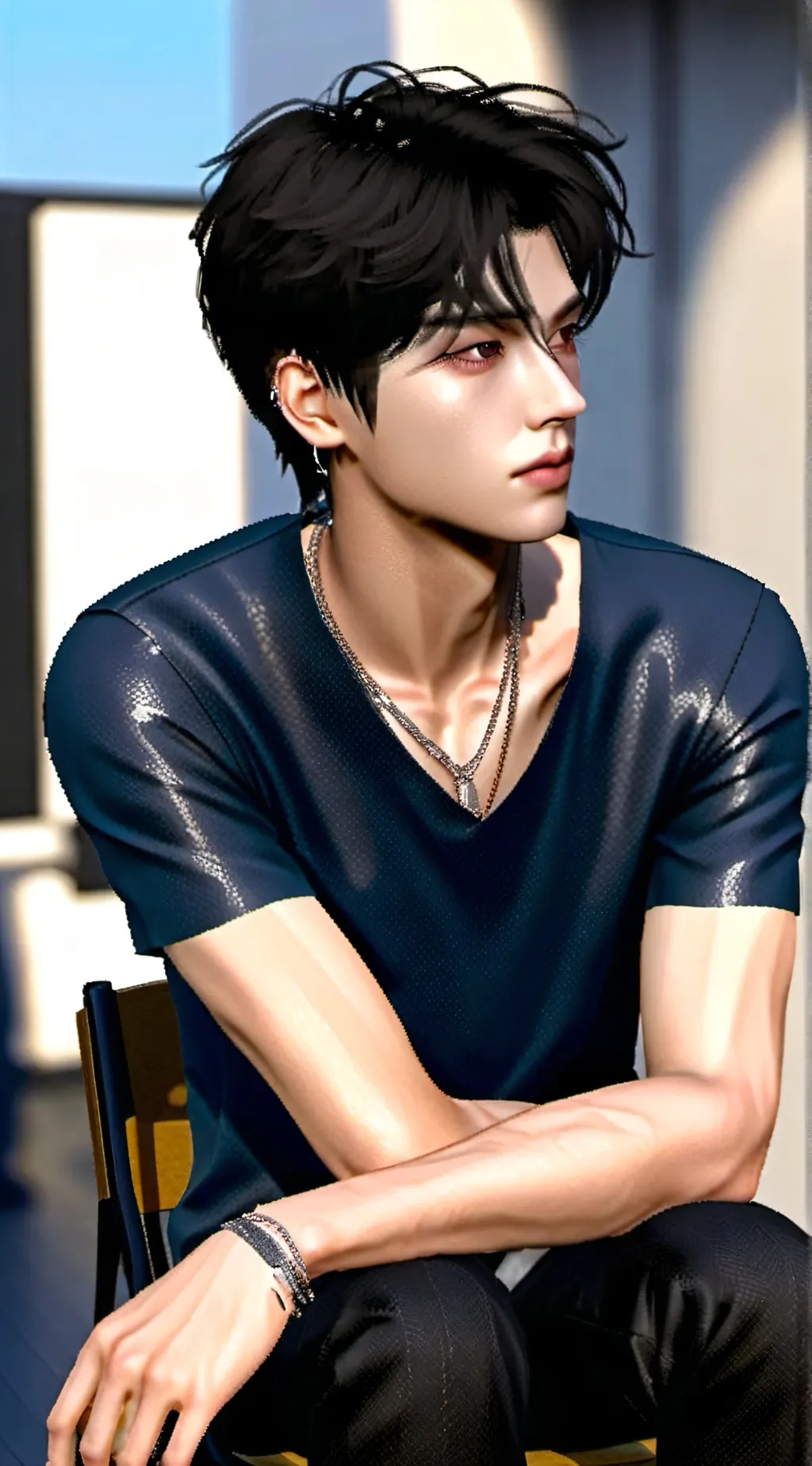 ai character: leeknow background