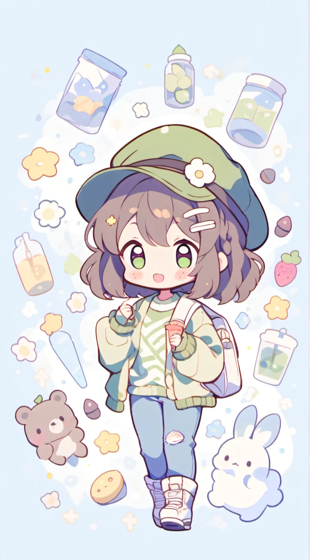 ai character: Activity student background