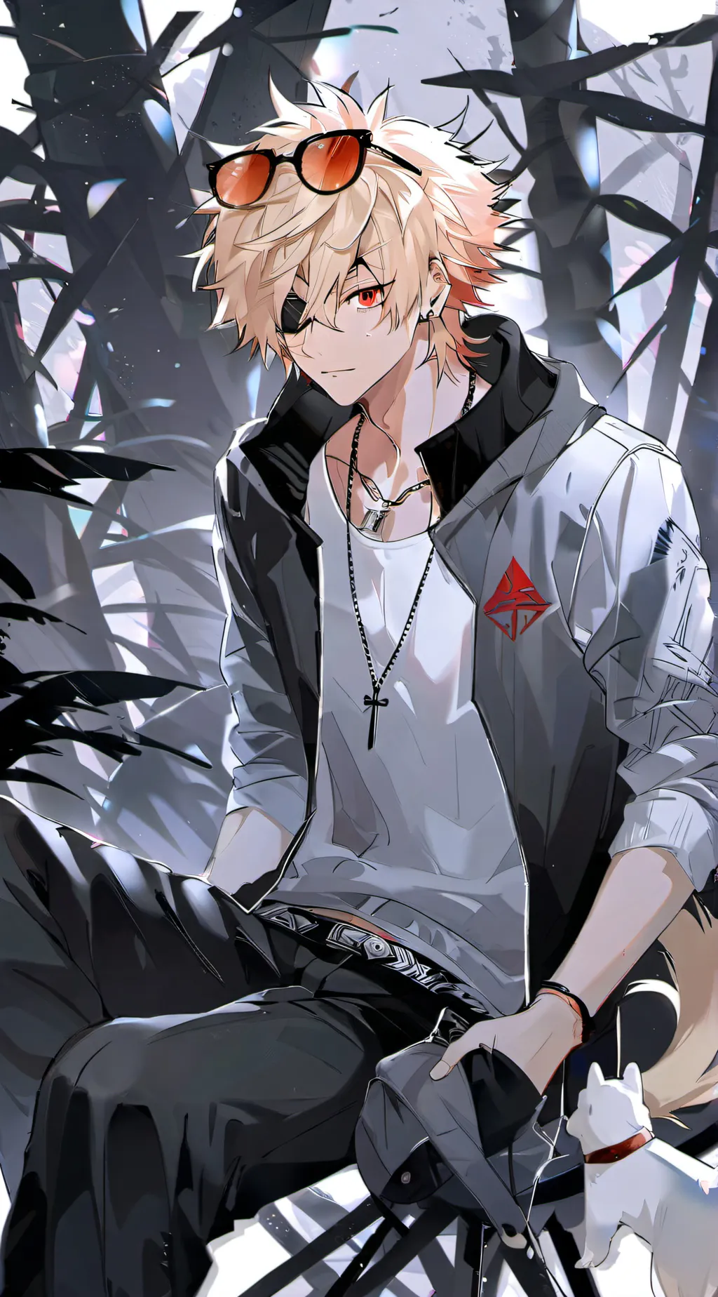 ai character: katsuki bakugo background