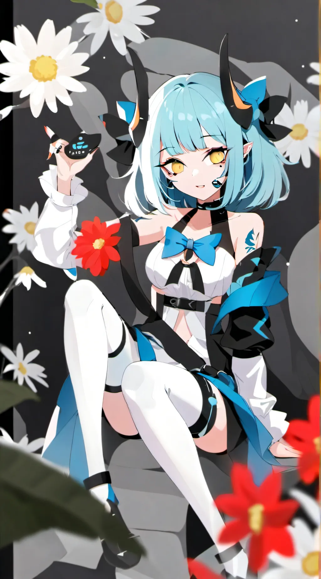 ai character: Amy  background