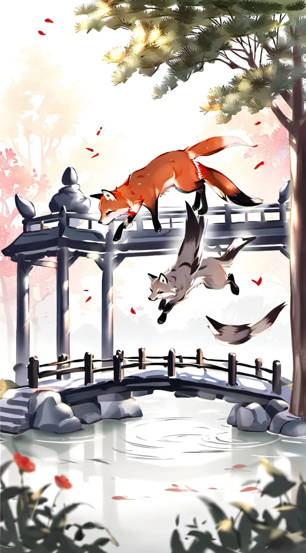 ai character: Fox hunting background