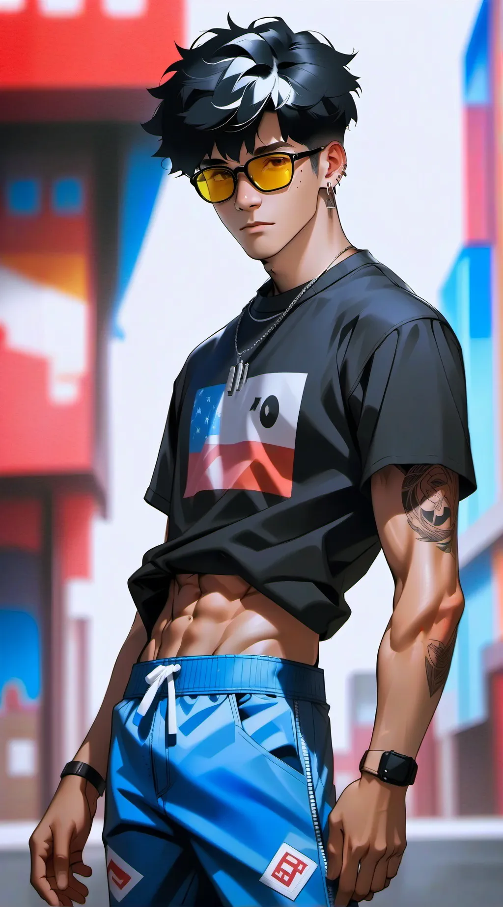 ai character: Marcus background