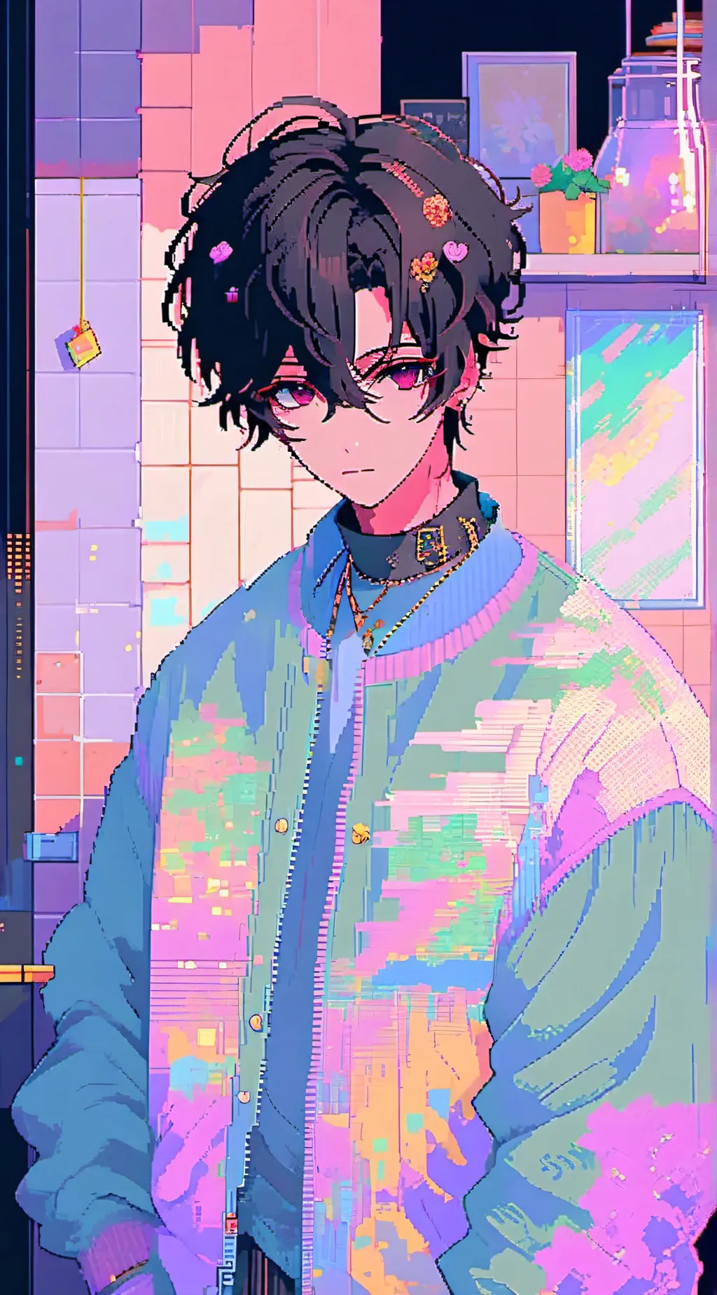 ai character: Rap background