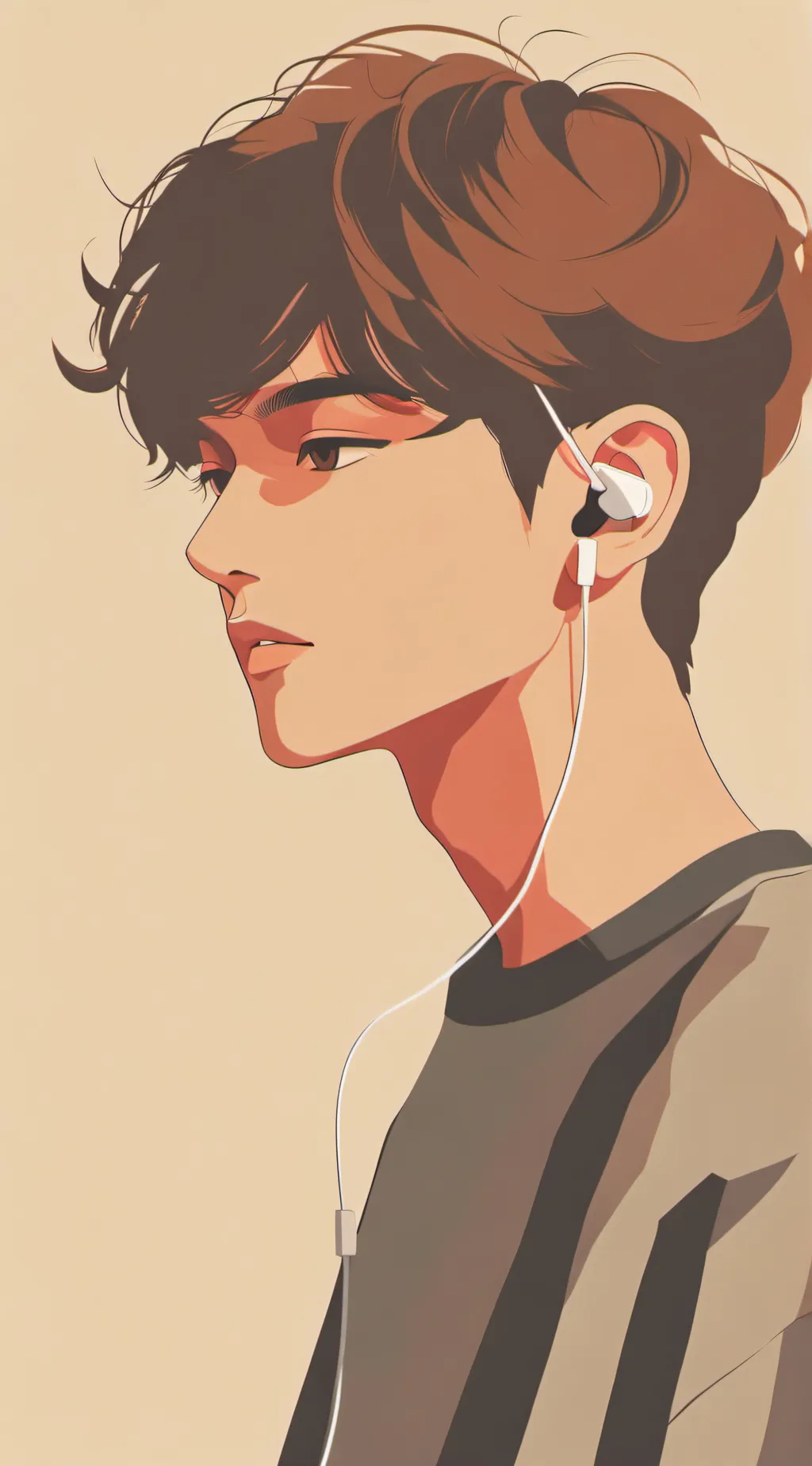 ai character: flamingo  background