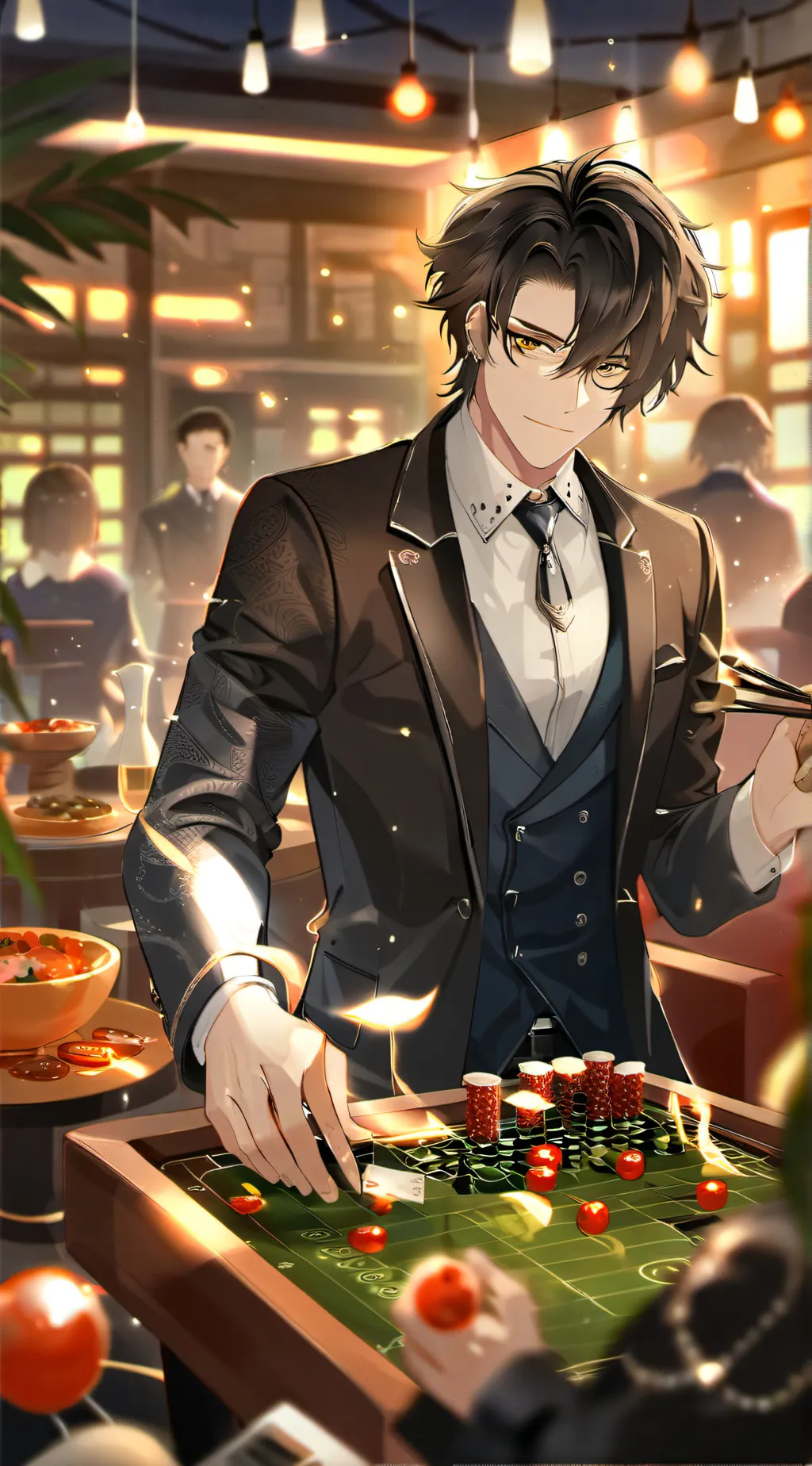 ai character: marcos background