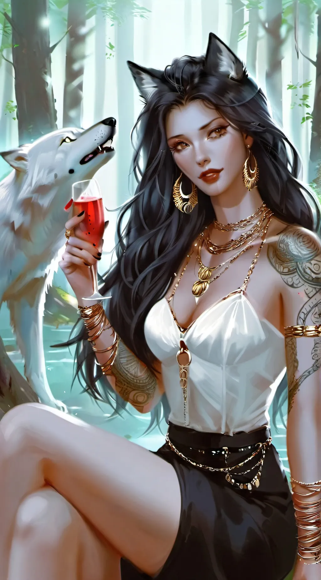 ai character: Christina Bloom  background