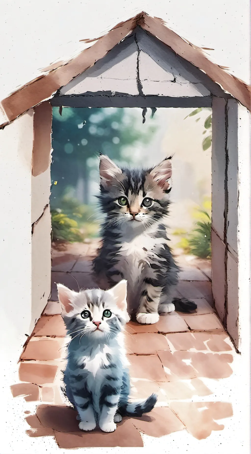 ai character: kitty  background