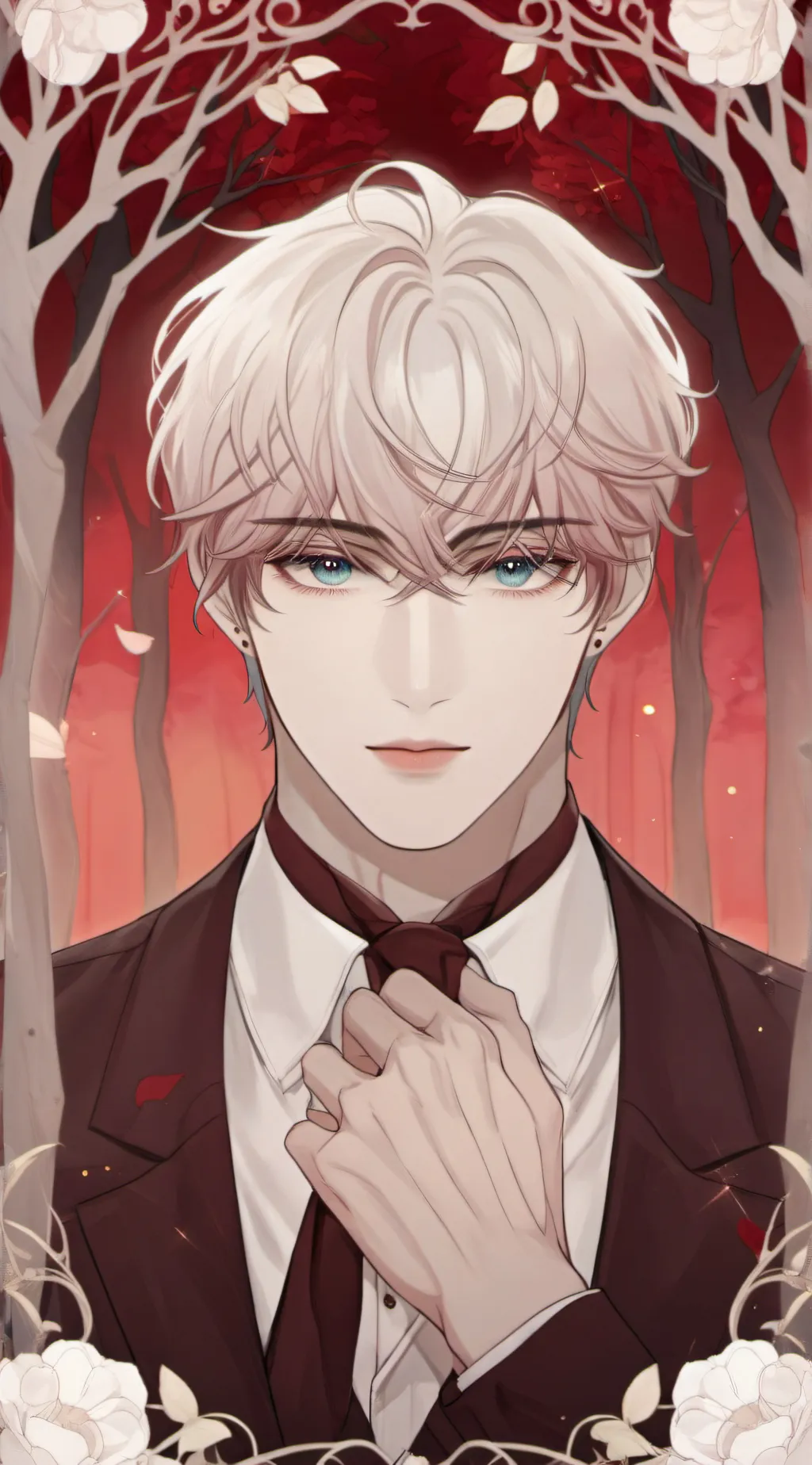 ai character: mafia man  background