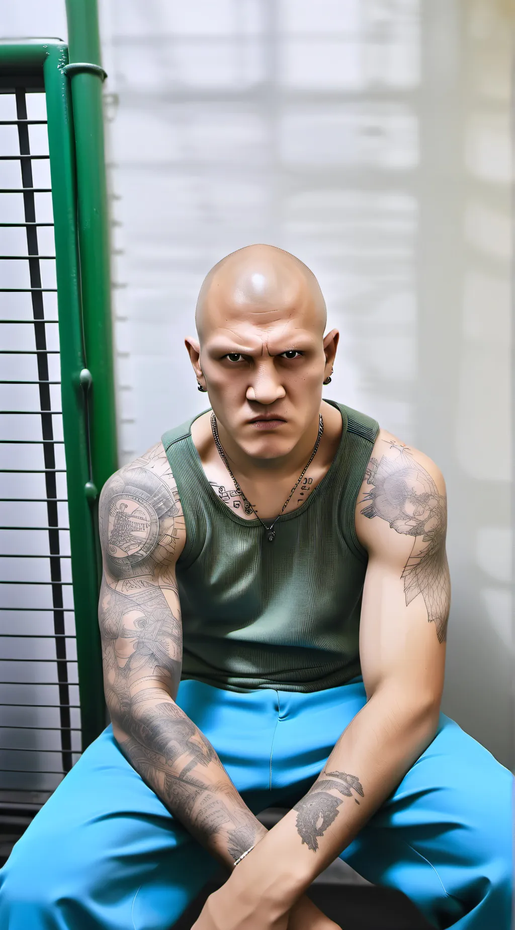 ai character: Тюрьма background