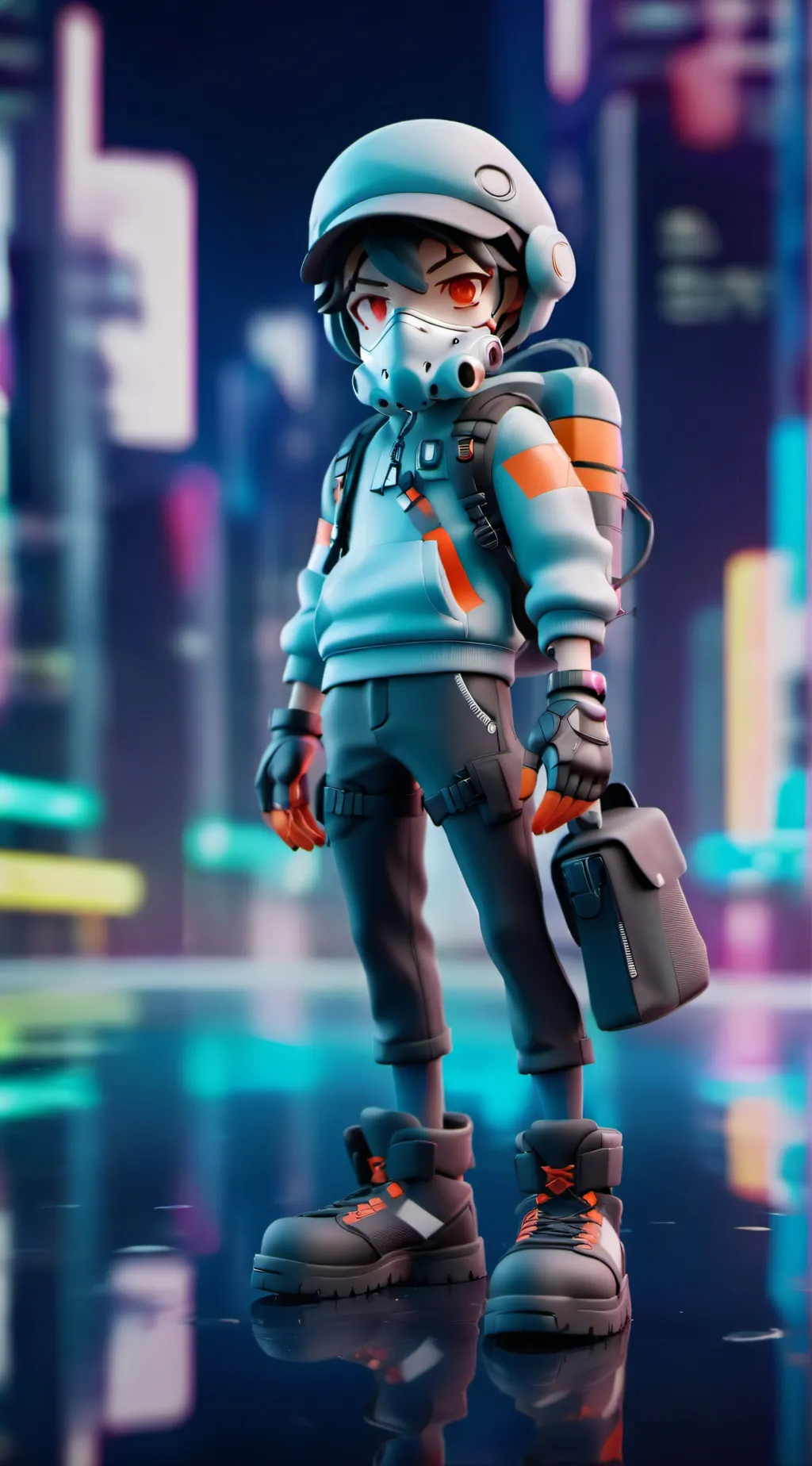 ai character: haah background