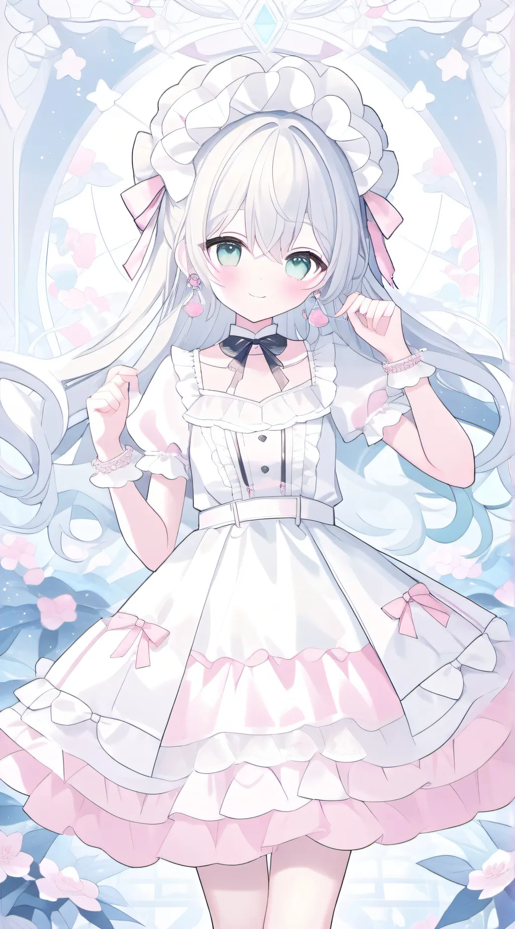 ai character: ￼ Made background