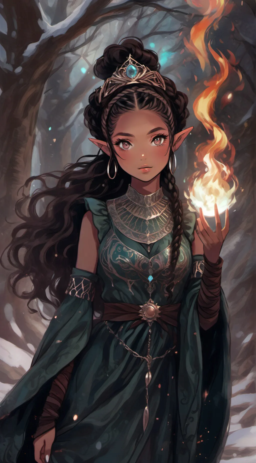 ai character: Cora background