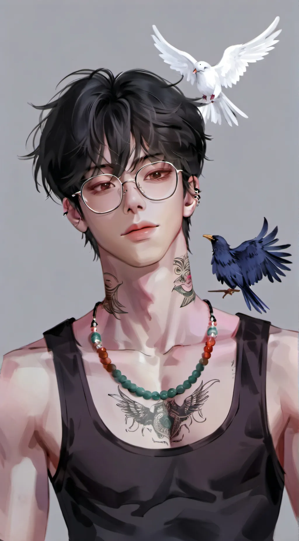 ai character: ×•LUCA•× background