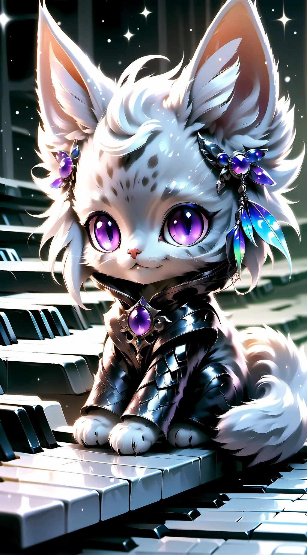 ai character: PixelPurrcifer background