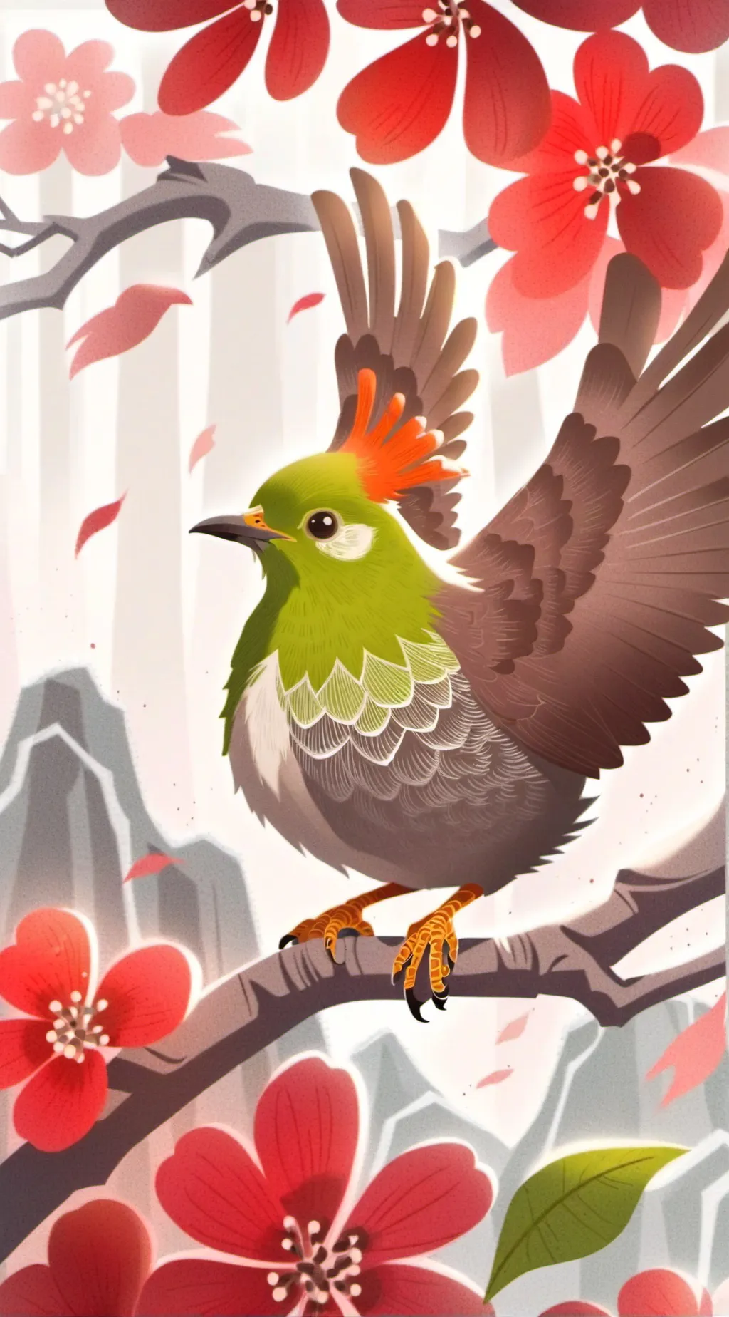 ai character: Kiwi  background
