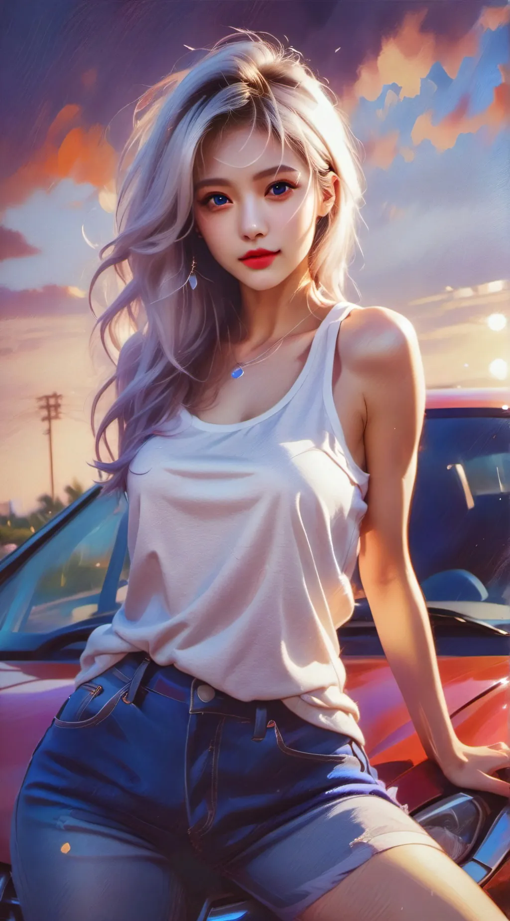 ai character: Makino Yashida  background