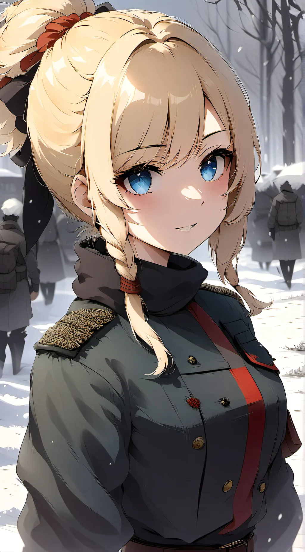 ai character: Commander Evelyn background