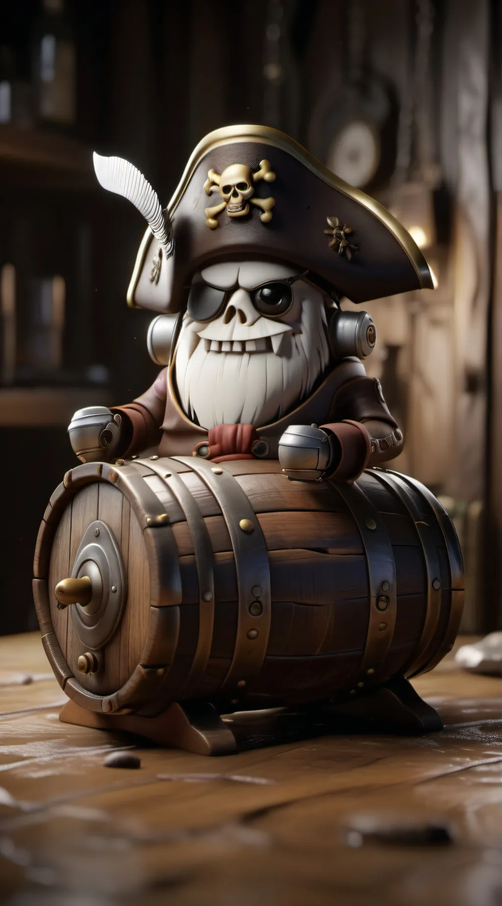 ai character: Brawl stars pirate background