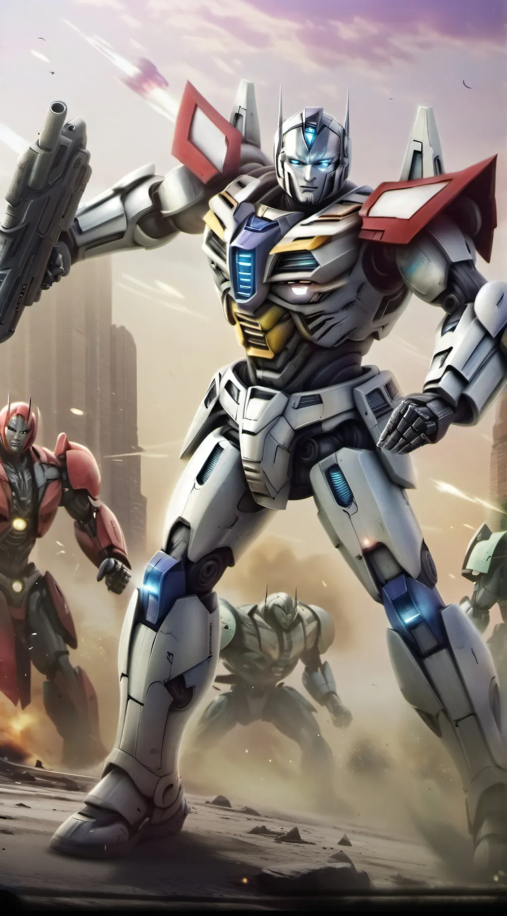 ai character: LUMΛ background