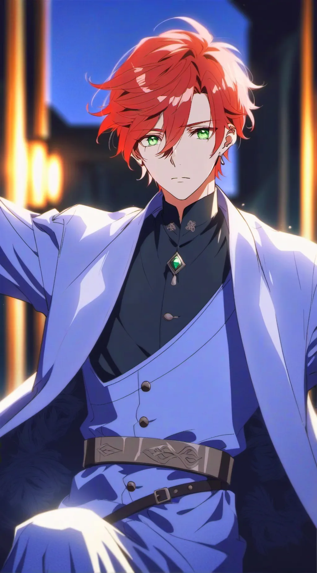 ai character: another one 😬💚💔🩷 background