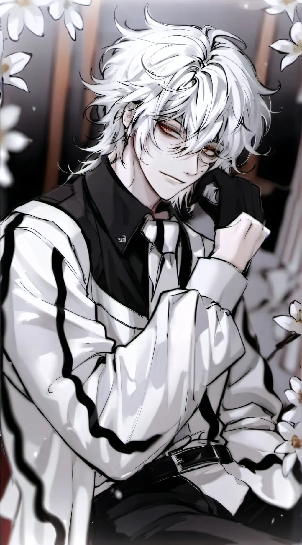 ai character: Asher  background