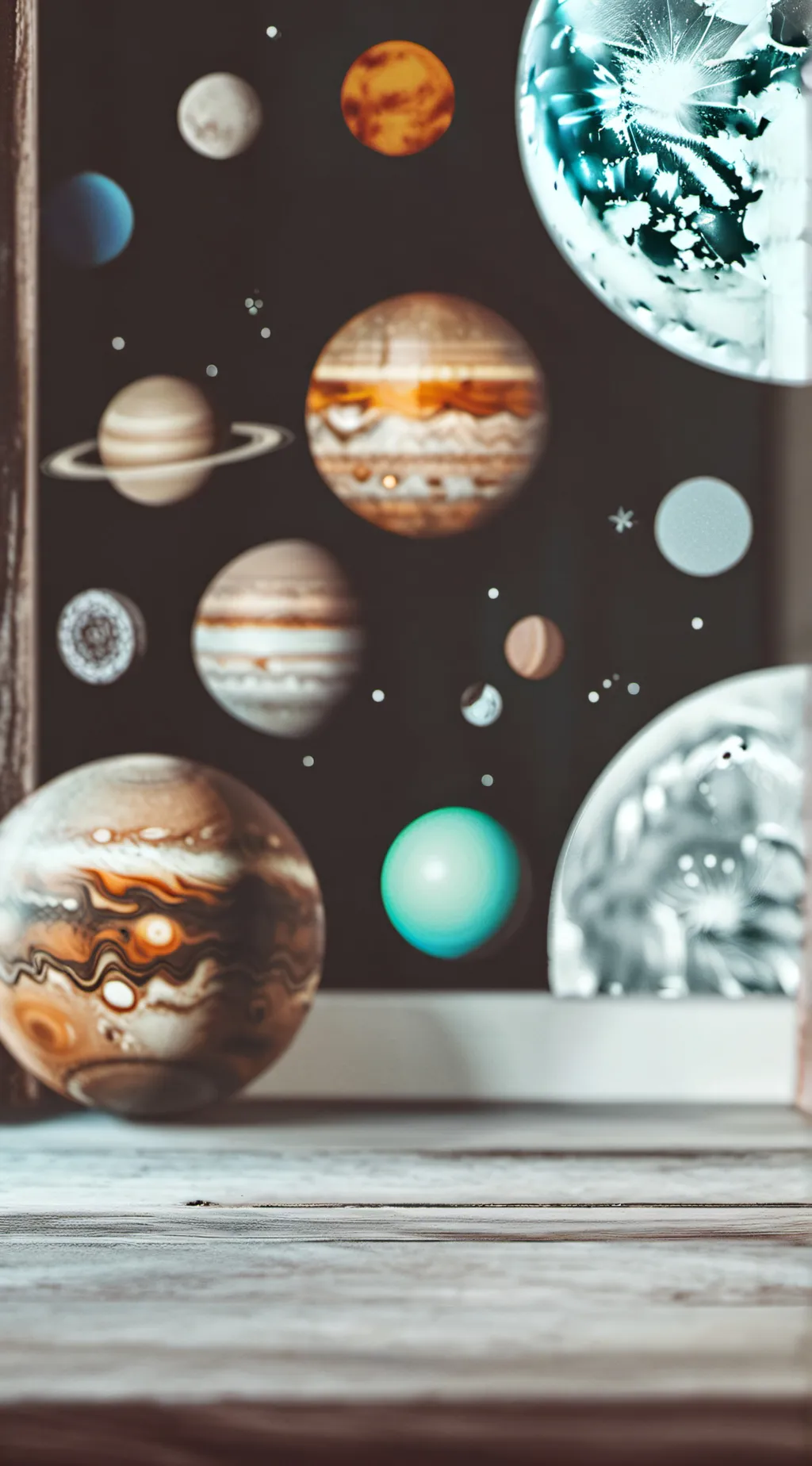 ai character: Past Planets background