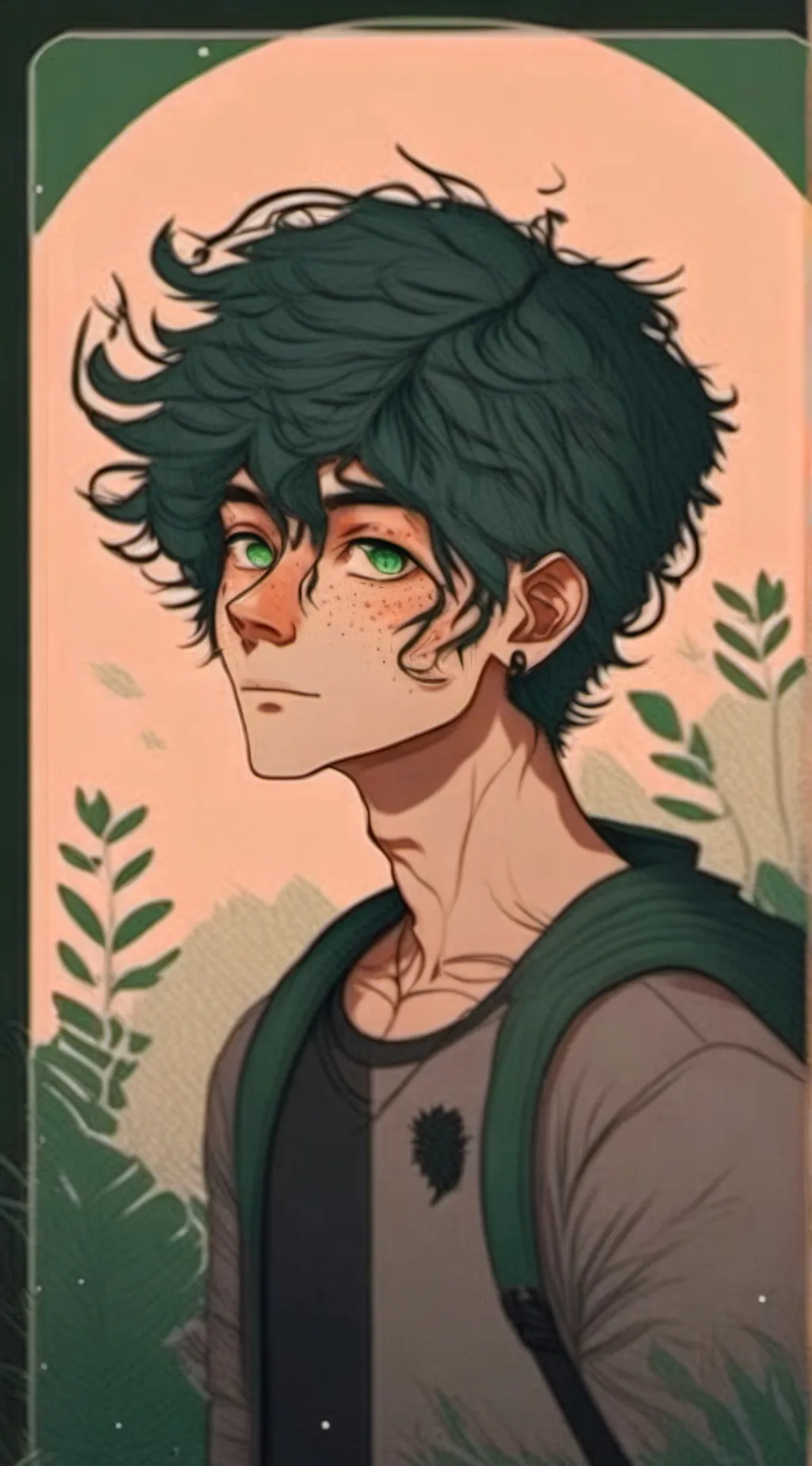 ai character: deku background