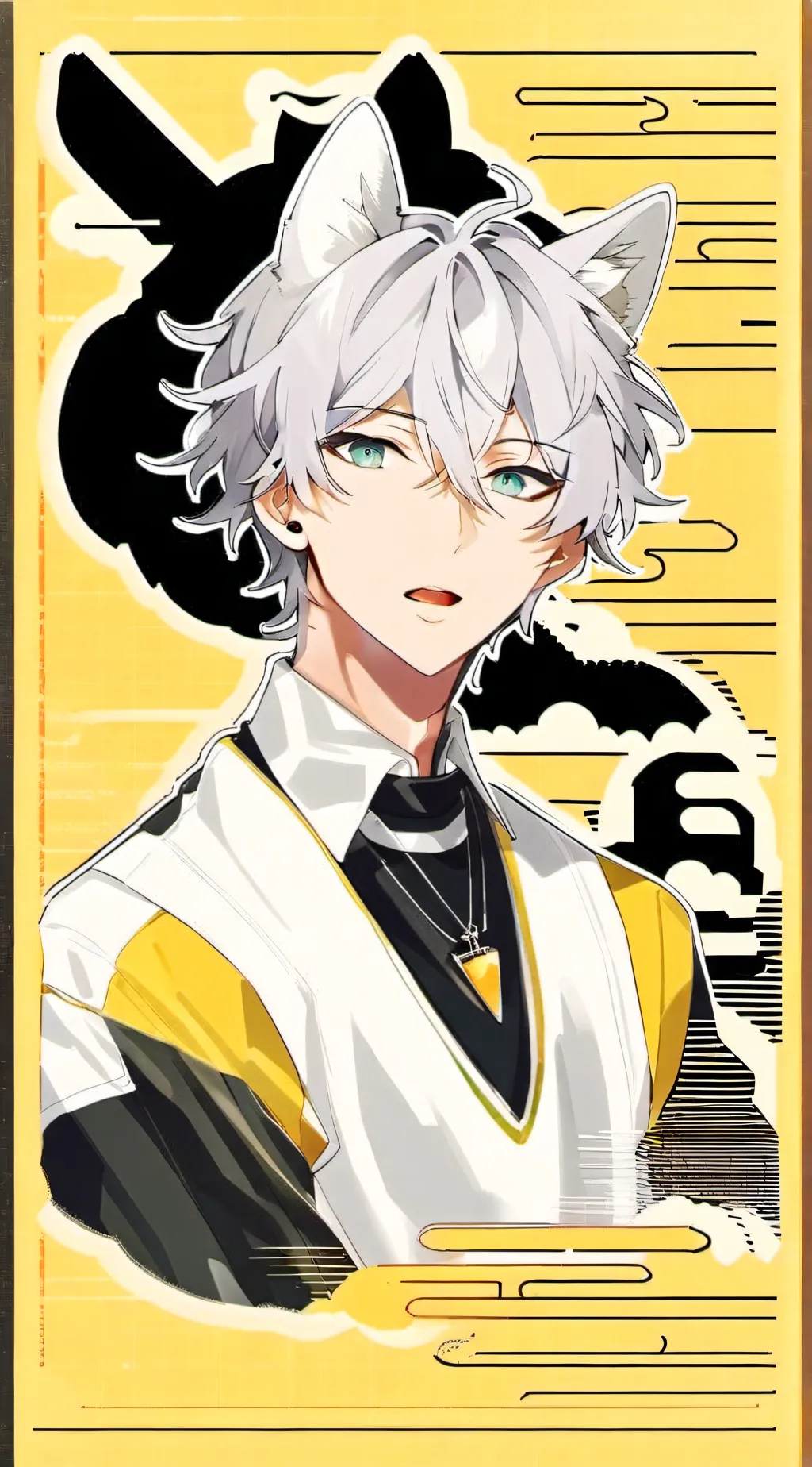 ai character: Casper  background