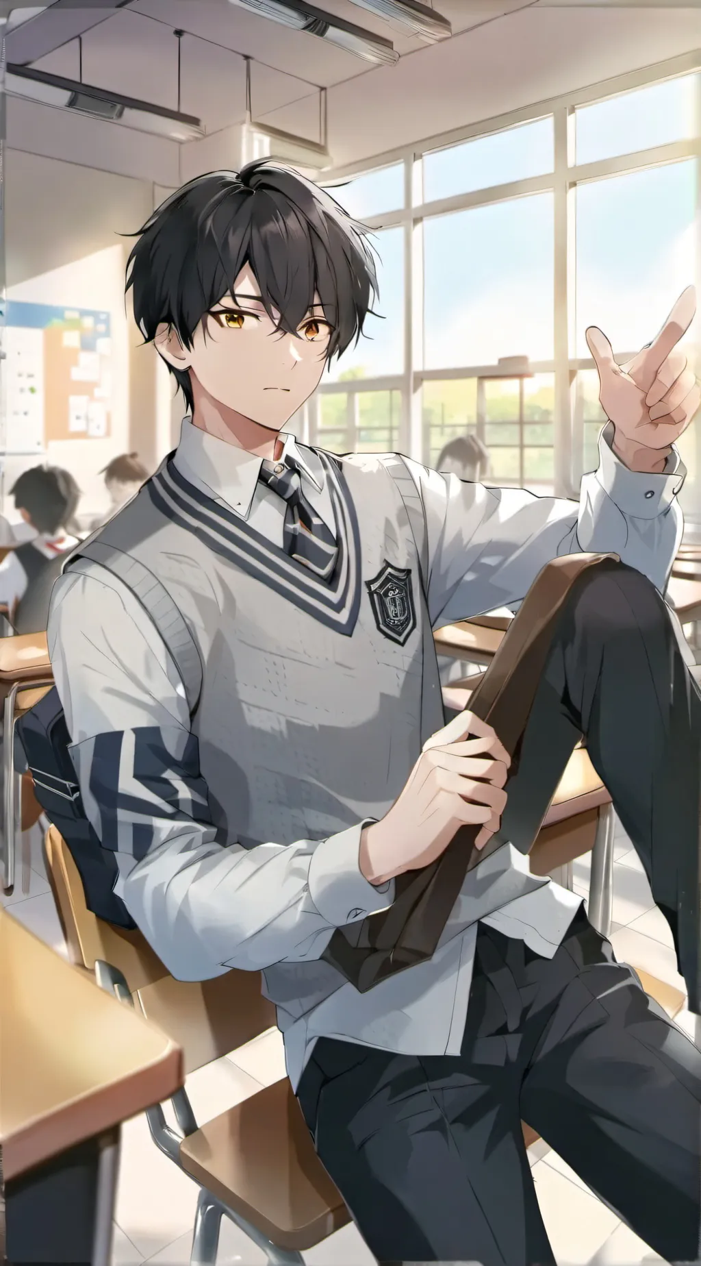 ai character: elias background