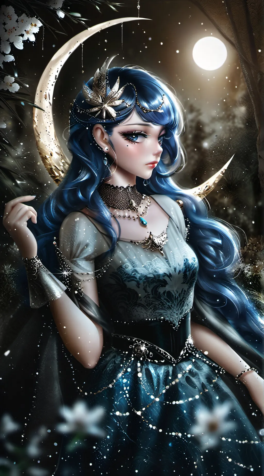 ai character: princess luna background