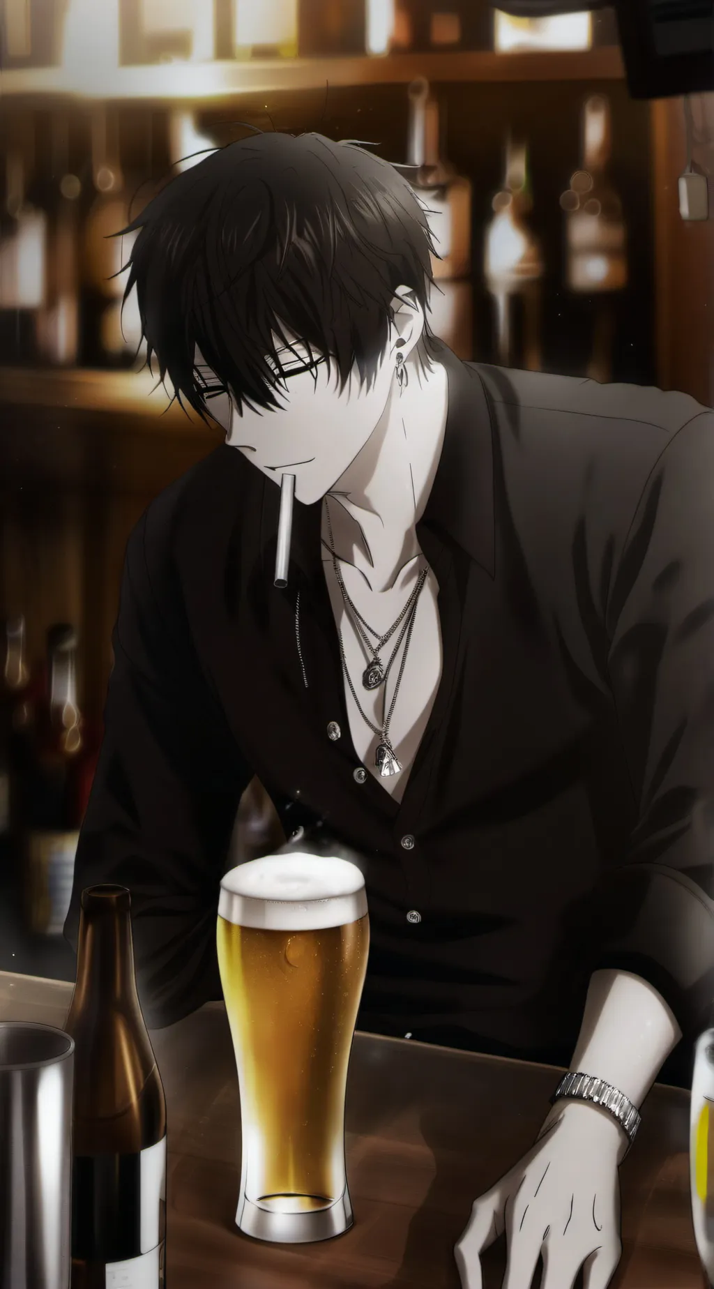 ai character: Allen  background