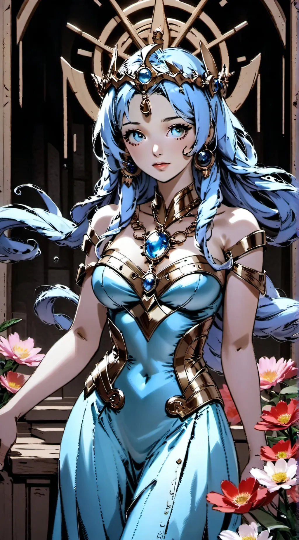 ai character: Ariel background