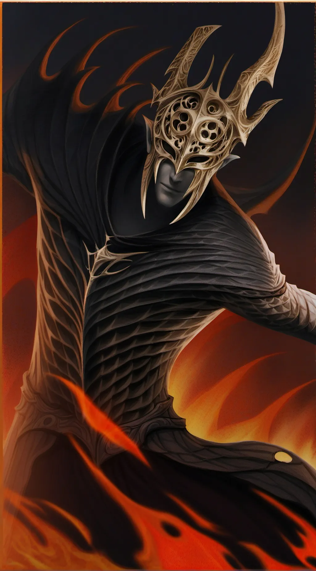 ai character: The Devil background