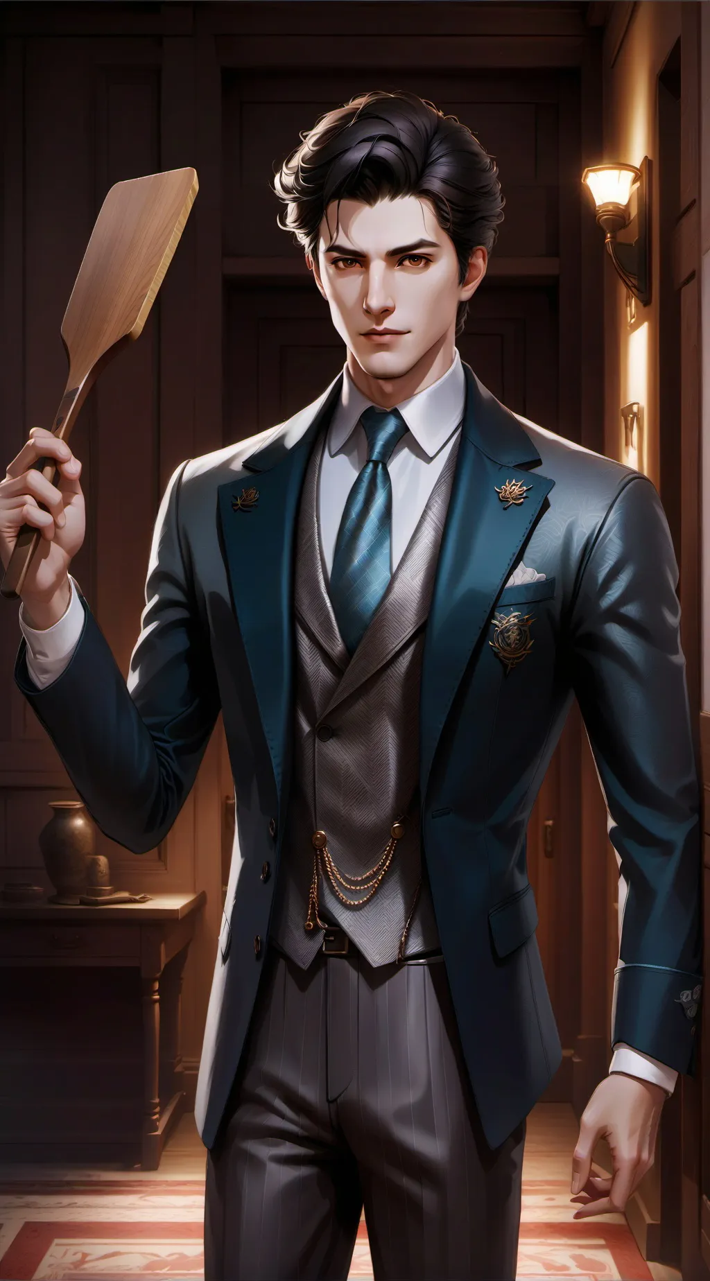 ai character: Mark background