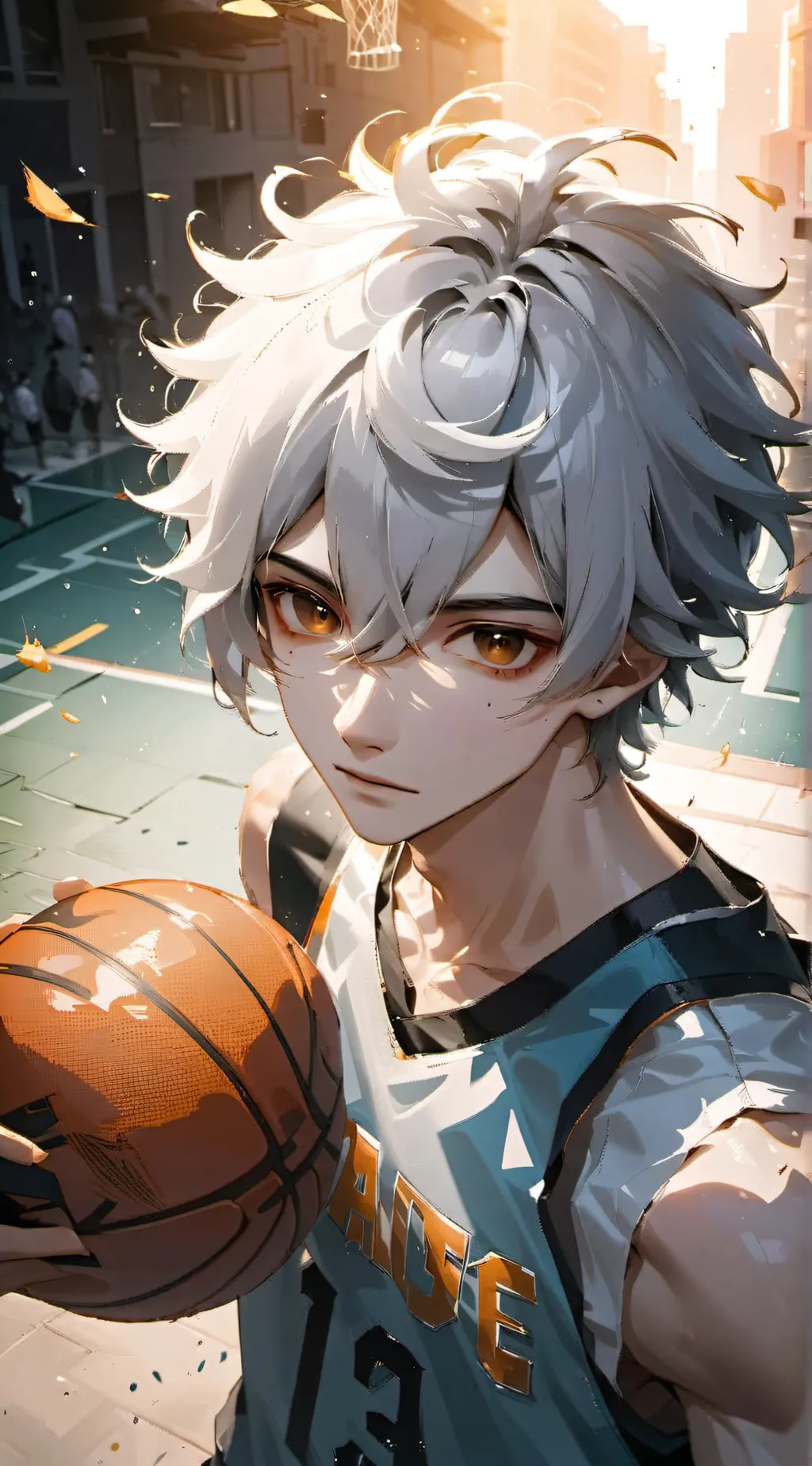 ai character: Oliver  background