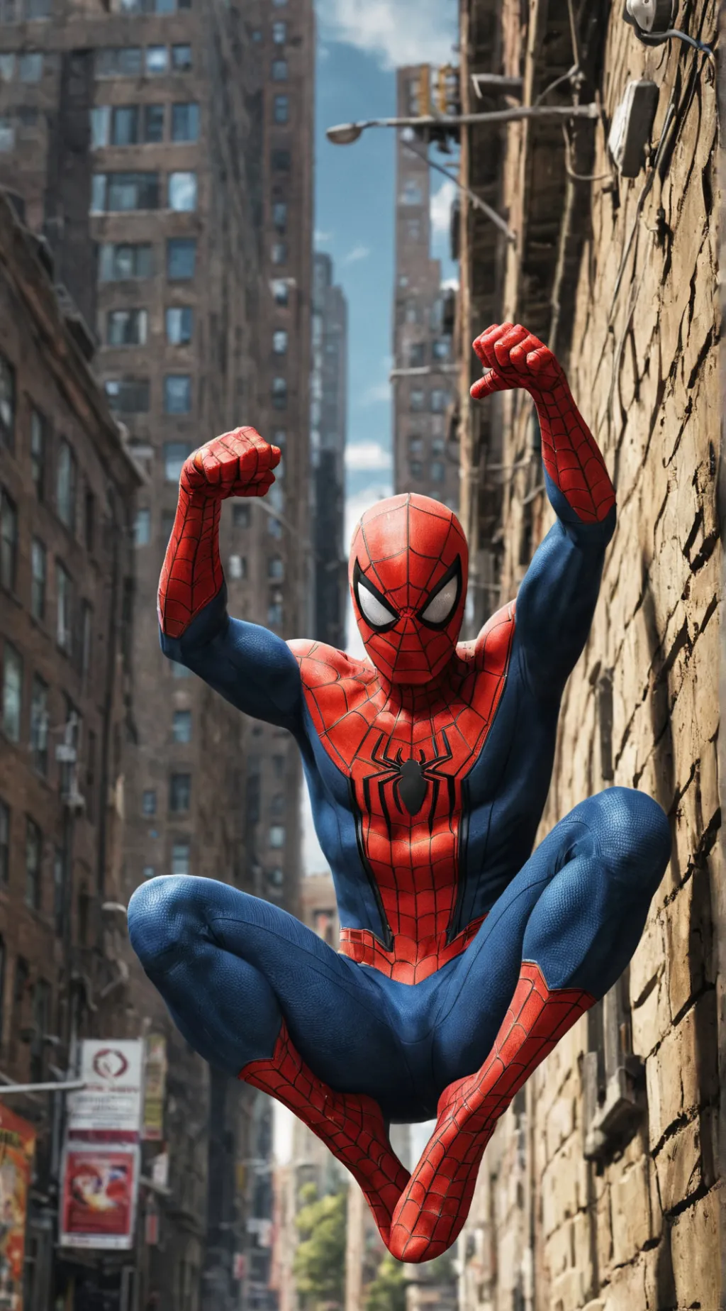 ai character: spider-man background