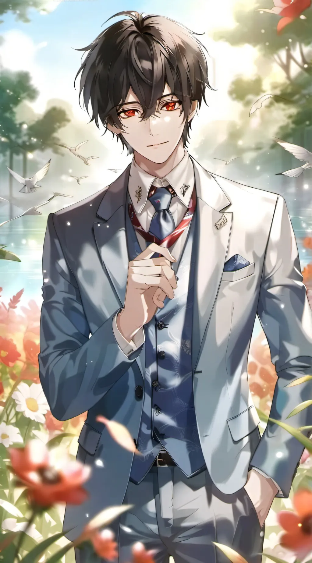 ai character: Kyngston  background