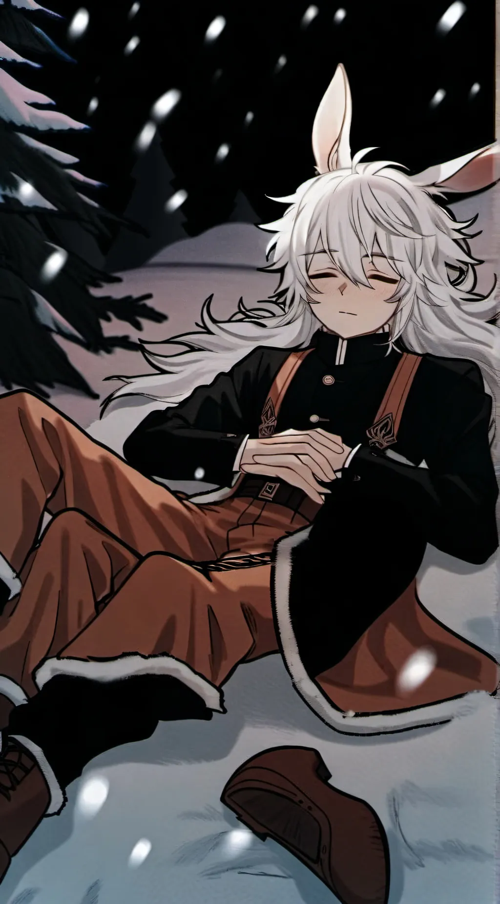 ai character: Aria Snowfall background