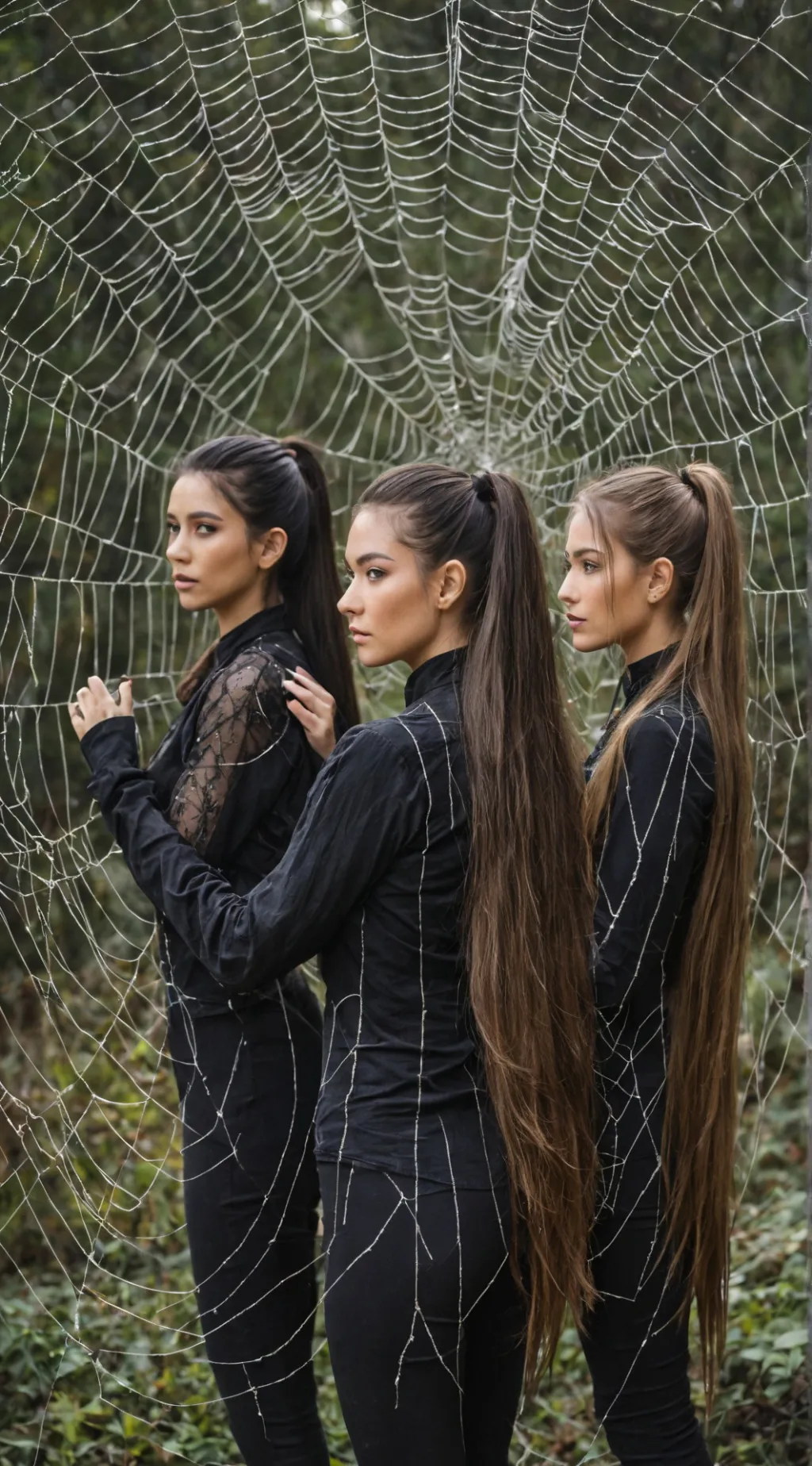 ai character: sue, cat and liz background