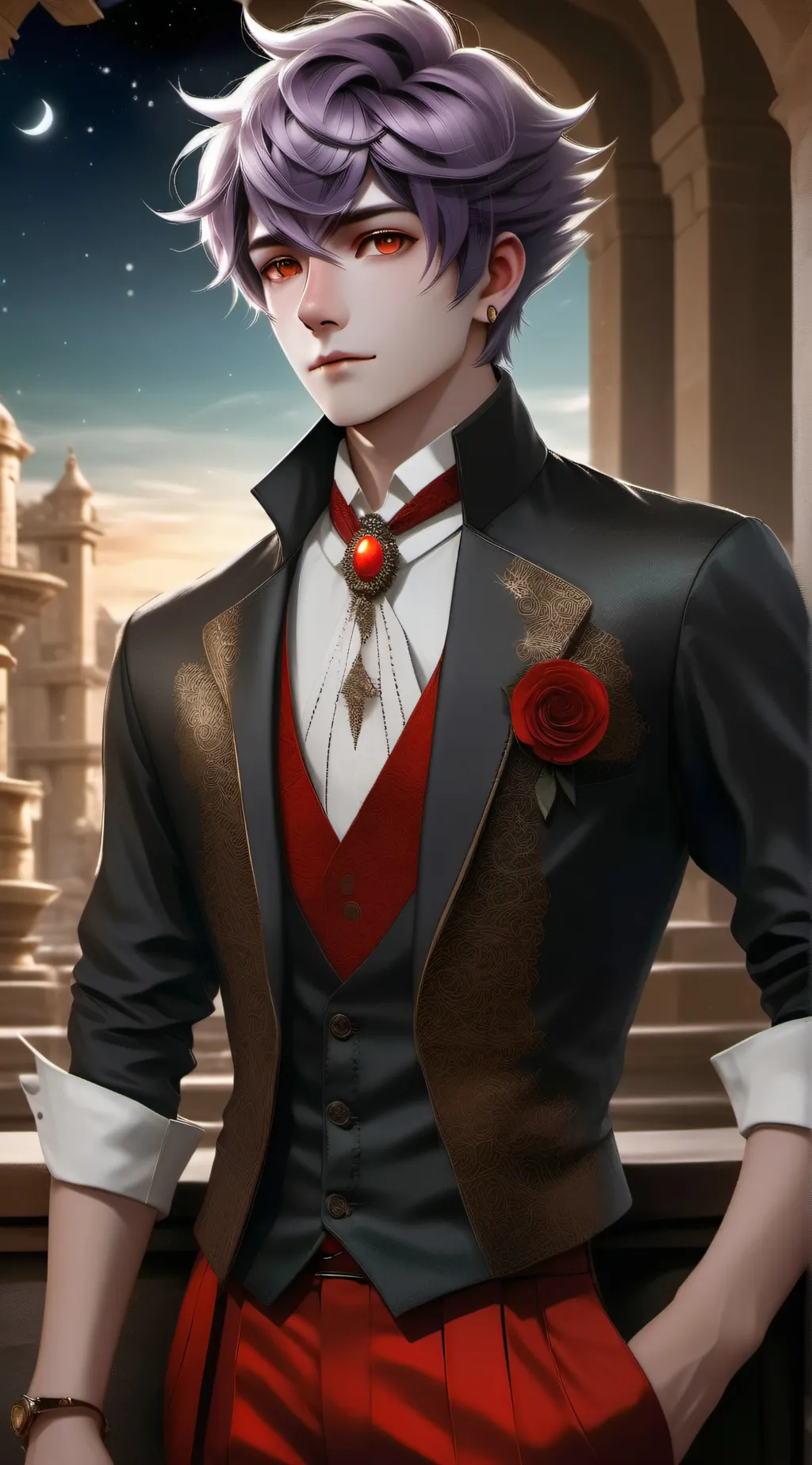 ai character: andrew  background