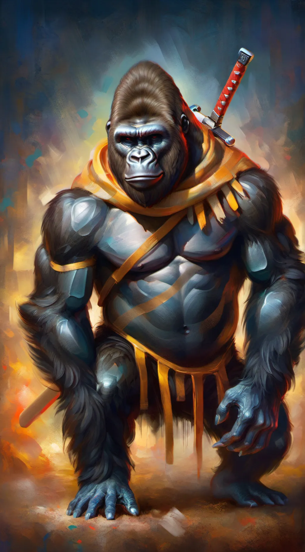 ai character: gorilla tag inf 3 background