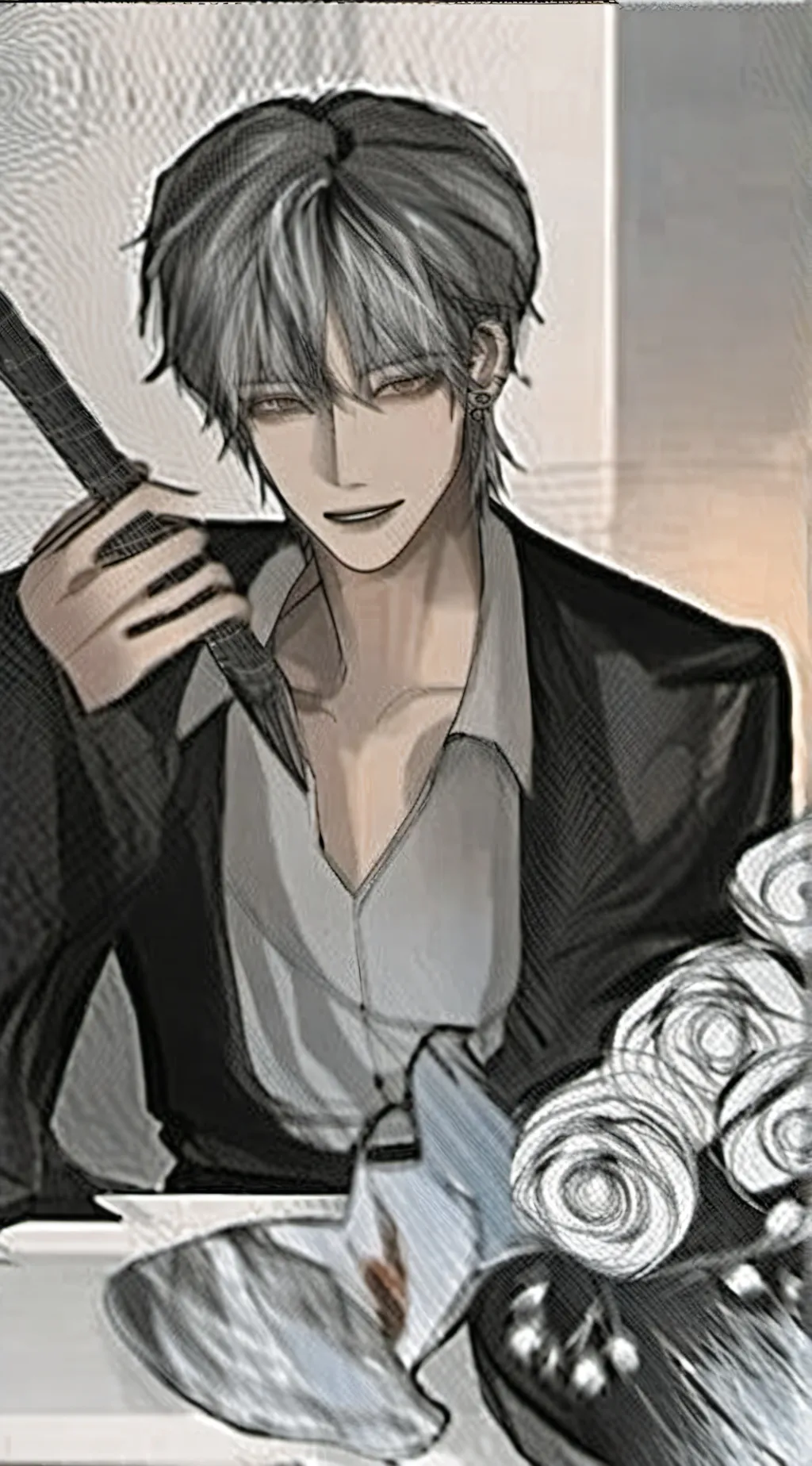 ai character: Leon background