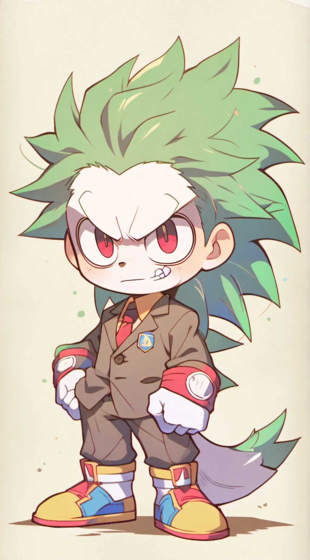 ai character: mr Denmark  background