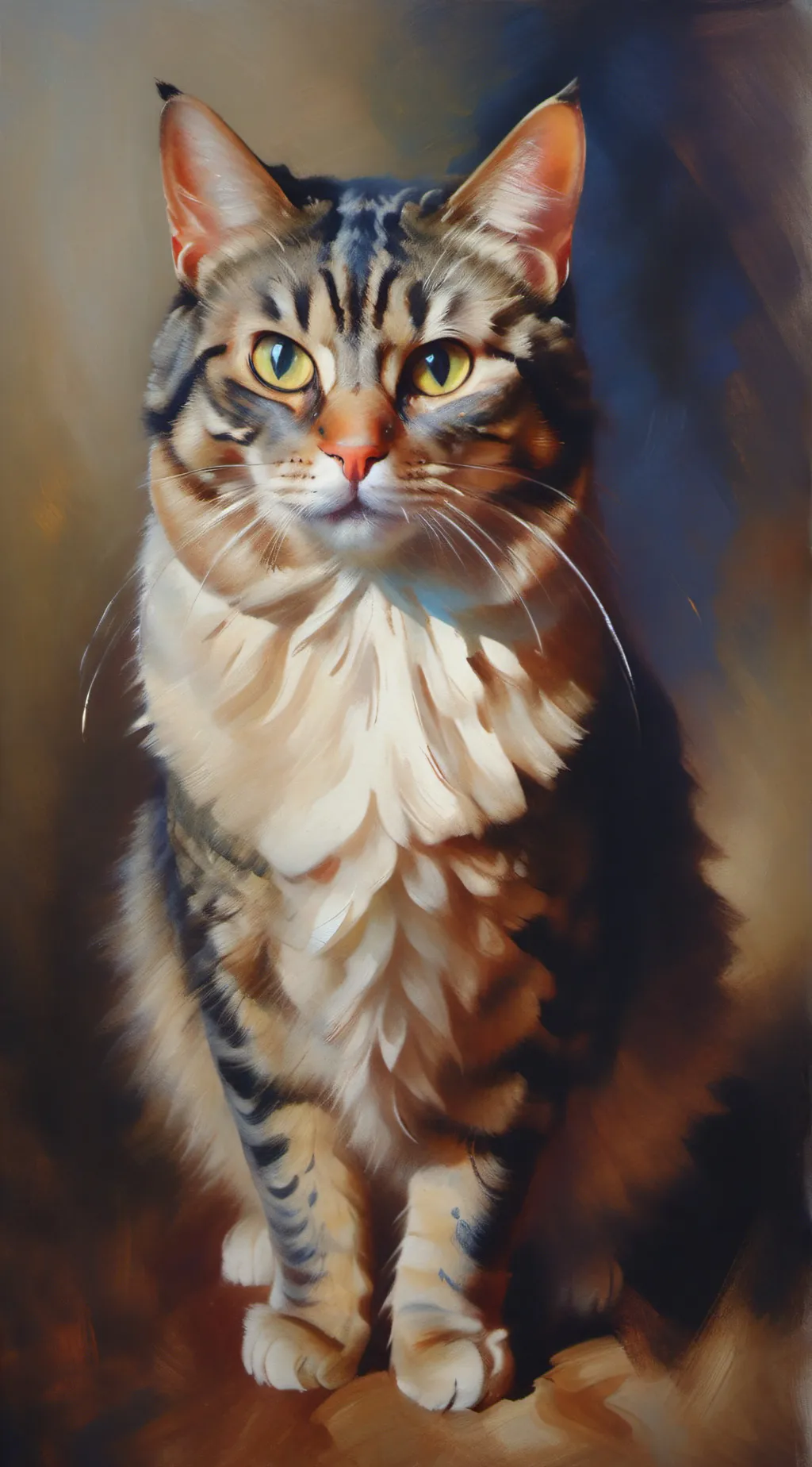 ai character: Cat background