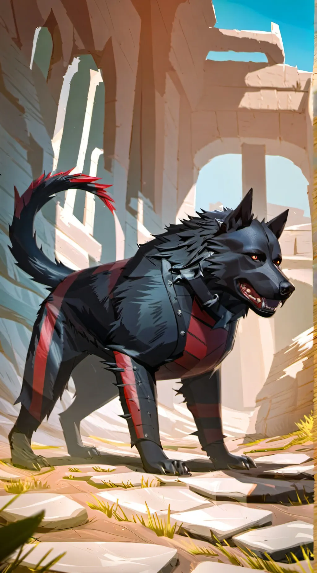 ai character: Shadow background